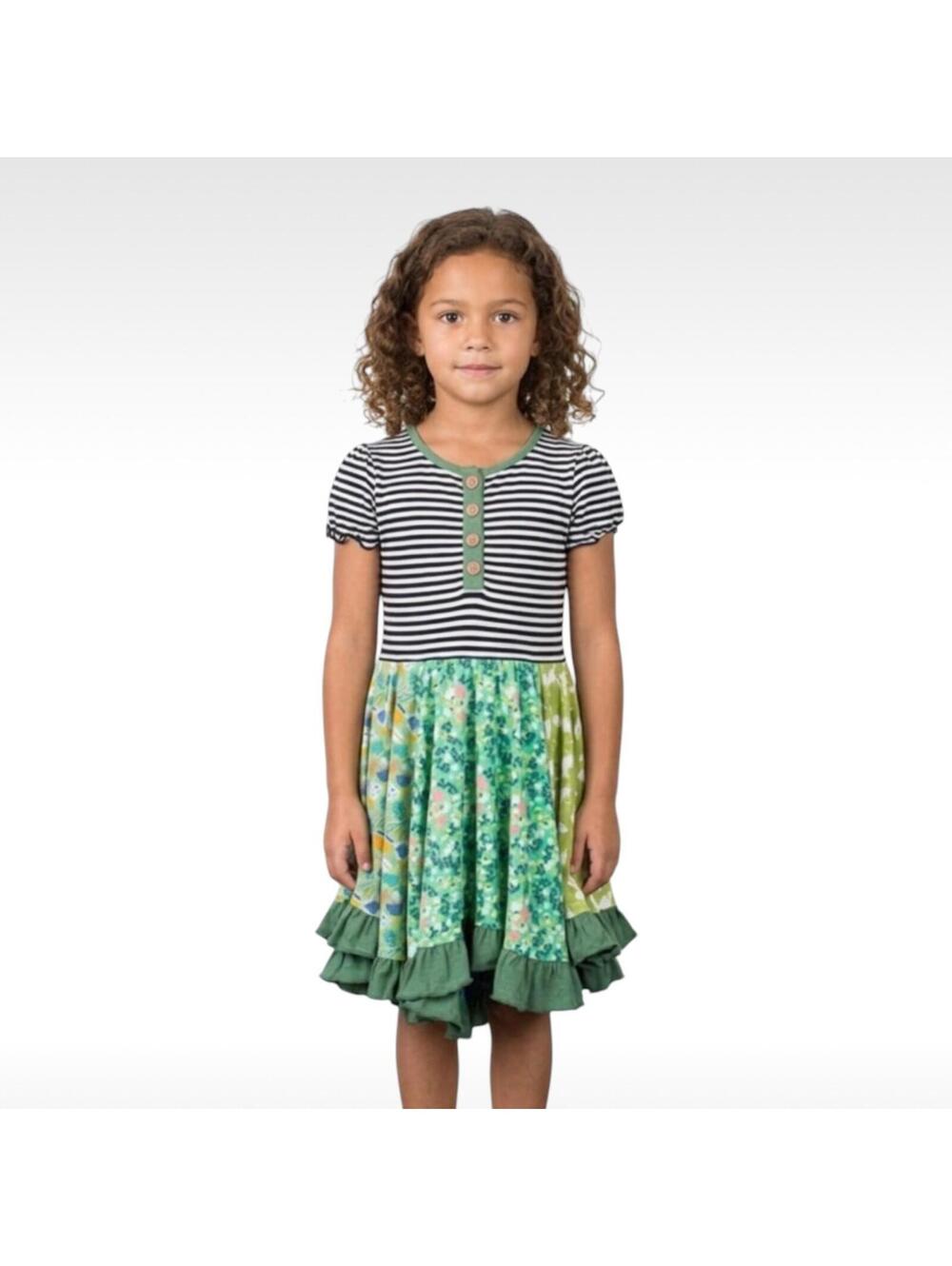Matilda Jane x Joanna Gaines Farmland Frolic Twirling Dress Girls Size 6